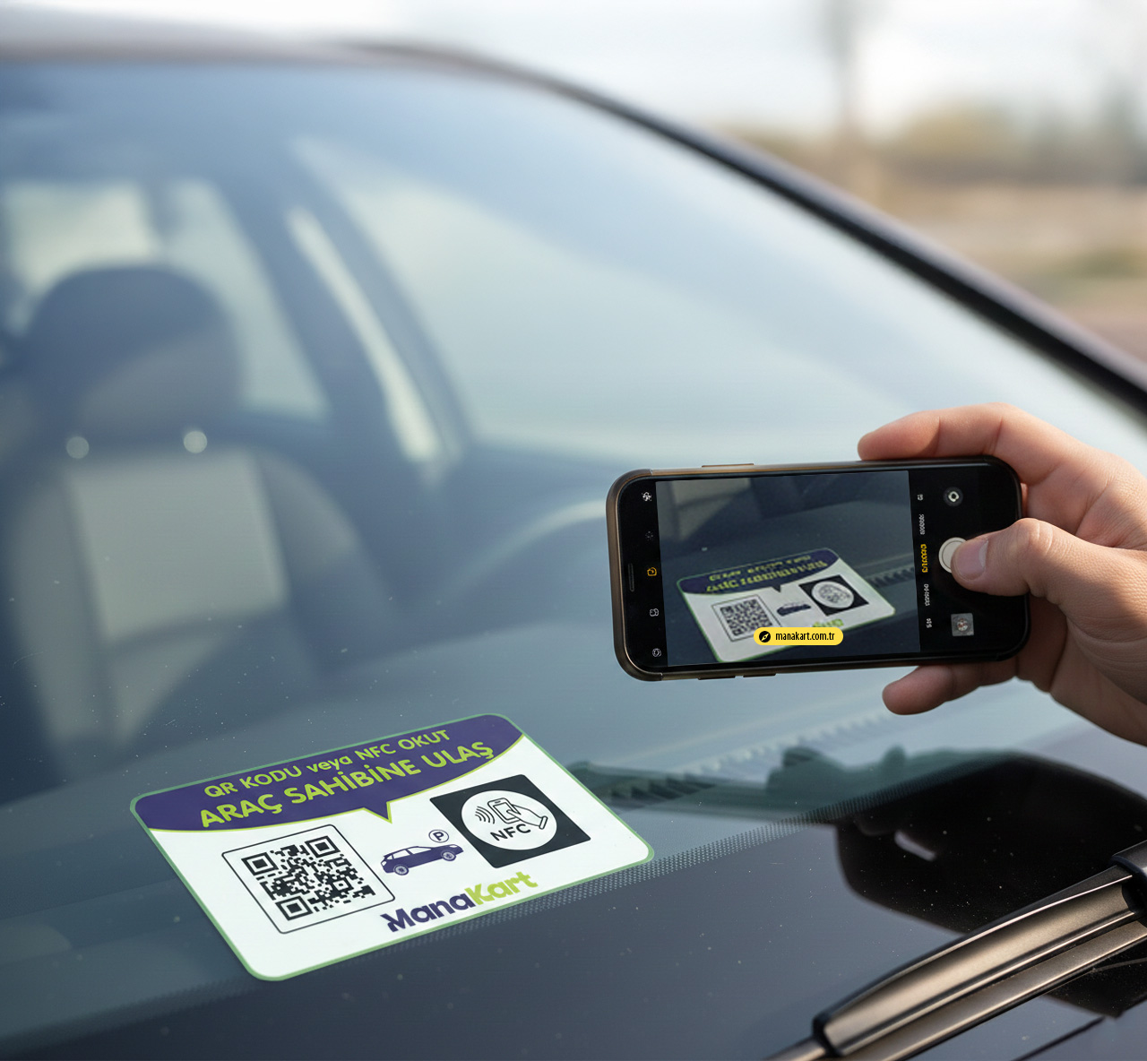 Temassız NFC Araç Kartı